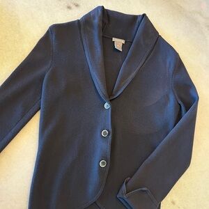 Ann Taylor Midnight Blue Knit Blazer